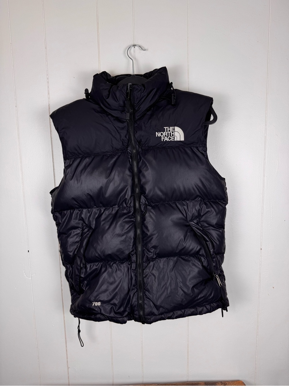 The North Face Men’s Small Black Nuptse 700 Goose Down Puffer Vest